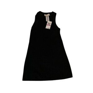 Michael Kors Black Knit Sleeveless Dress XXS MSRP $99.50